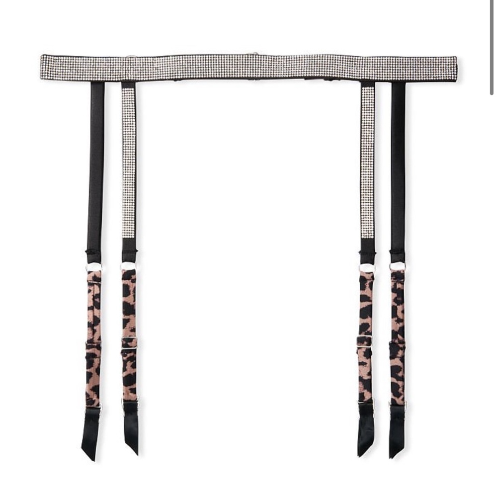 Victoria Secret Very Sexy Shine Strap Garter Belt